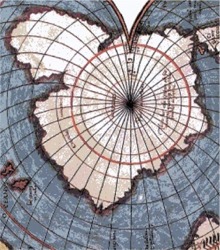 Carte de l'Antarctique dresse par le cartographe crtois Giorgio Calopodio en 1537