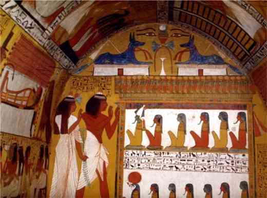 In Thebes, inside the tomb of Sennedjem.
