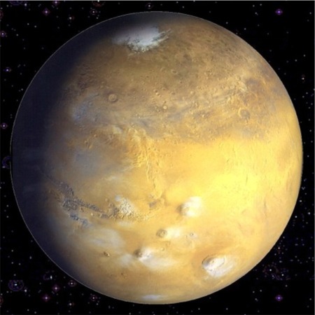 Planet Mars as we see it through our space probes